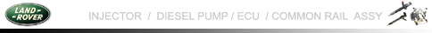 land rover Injector,diesel pump,ecu, common rail assy